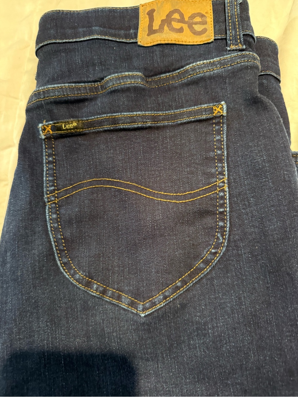 Lee Women's Dark Indigo Straight Leg Jeans